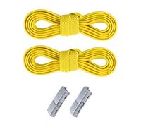 E EGART Elastic No Tie Shoelaces with Metal Buckles Shoe Laces for Kids，Adults，Elderly，shoelaces apply to sneakers, board shoes, casual shoes (Yellow)