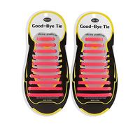 E EGART No Tie Laces for Kids and Adults, Elastic Laces for Trainers, Silicone Tieless Flat Shoelaces for Running Shoes (Red Rose)