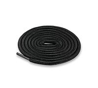 E EGART Pair of Round Trainers Shoelace, 5mm Wide Shoe Lace for Sneakers, Premium Trainer Shoe String, Replacements for Athletic Sport Shoelaces (Black, 160 CM)