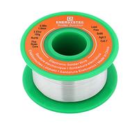 E ENERSYSTEC Solder Wire Lead-Free Electronics Alloy Rosin Core No Clearn 1.5mm 100g, Electronic Soldering Wire Flow Well Sn99 Ag0.3 Cu0.7 Electrical Soldering No Lead Unlead Thick Solder Large