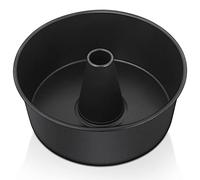 E-far Angel Food Cake Pan, 10-Inch Non-stick Tube Pan for Baking Pound Chiffon Cake, One-piece Design, Easy Release & Clean