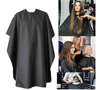 E FAST CE4 Black Full Length Cape Unisex Professional Hairdressers Gown for Hair Styling Cuts and Colours Barber Apron