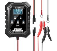 E-FAST Intelligent Repair Charger, 6V/12V, LCD Display, Repair/LiFePO4/CAR/MOTO Modes