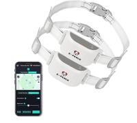 E-FENCE 2 Pack 3-in-1 GPS Dog Tracker/Training Collar/Electronic Fence Wireless Electric Collar Fence for Dogs,Adjustable Irregular Boundary,Pet Containment System,Outdoor Use Only