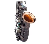 E-flat Alto Saxophone Instrument Beginner Level Professional Performance Level (Color : Black nickel keys)