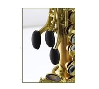 E flat B flat alto tenor treble saxophone finger rest side key finger rest comfortable and durable thin finger rest Saxophone Accessories Kit(Thin,2)