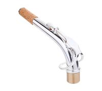 E-flat Saxophone Silver-plated Bent Neck Neck Pipe Bend Pipe Strong Pipe Saxophone Neck Universal Accessories