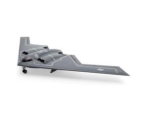 E-Flite Micro B-2 Spirit of America Twin 30mm EDF - 853mm Wingspan, BNF Basic, AS3X & Safe Select, LiPo 3S Compatible 850mAh - RC Stealth Bomber for Advanced Pilots