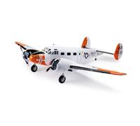 E-flite RC Airplane Beechcraft D18/RC-45J 1.5m BNF Basic (Transmitter, Battery and Charger Not Included) with AS3X+ and Safe, EFL-3726