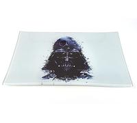 E.G.G. Shatter Resistant Glass Tray: Decorative Tray/Rolling Tray/Collectable/High Resolution/Great Gift (Vader's Star Wars)
