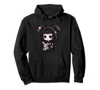 E-Girl Cute Goth Bunny Anime Gothic Kawaii Spooky Aesthetic Pullover Hoodie