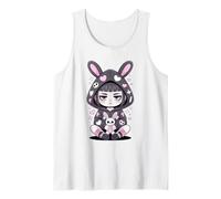 E-Girl Cute Goth Bunny Anime Gothic Kawaii Spooky Aesthetic Tank Top