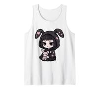 E-Girl Cute Goth Bunny Anime Gothic Kawaii Spooky Aesthetic Tank Top