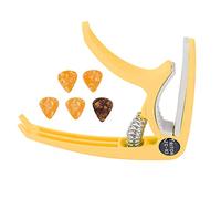 E -Gitarten - Quick Publication for Banjo de Mandolina, of ABS Material with 5 Selections Guitars for a Clear Tone and Balanced Pressure (Yellow)