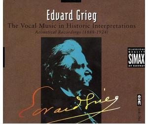 E. Grieg - Vocal Music in Historic Interpretations [New CD]