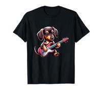 E-Guitar Dachshund Unleash Your Music Passion T-Shirt