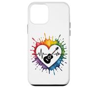 E-Guitar Heartbeat Colorful Love Expression Case for iPhone 12 mini