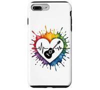 E-Guitar Heartbeat Colorful Love Expression Case for iPhone 7 Plus/8 Plus