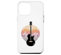 E-Guitar Heartbeat Rhythm Sunset Vibes Case for iPhone 12 Pro Max