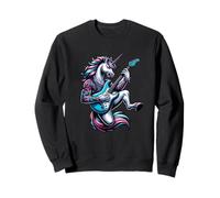 E-Guitar Unicorn Magic Rock Vibes Sweatshirt