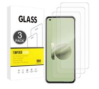E-Hamii [3-Pack] Tempered Glass Compatible with Asus Zenfone 10,9H Screen Protector Film[Scratch Resistant,High Definition,Bubble Free]2.5D Double Defense For Asus Zenfone 10