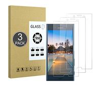 E-Hamii [3-Piece Unbreakable 9H Tempered Glass Compatible with Sony Xperia XZ [HD Clear Crystal] 0.33 mm Screen Protector for Sony Xperia XZ