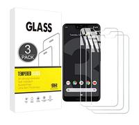 E-Hamii Screen Protector Compatible with Google Pixel 3A XL [Scratch Resistant, High Definition, Bubble Free] [3 Pack] Tempered Glass Screen Protector for Google Pixel 3A XL