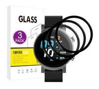 E-Hamii Screen Protector Compatible with TicWatch E3,[3 Pack][3D Curved Full Cover][Scratch Resistant, High Definition] Protector for TicWatch E3