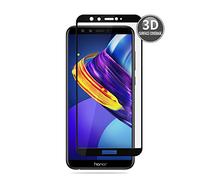 E-Hamii Tempered Glass Compatible with Huawei Honor 9 Lite(Black),9H Screen Protector Film[Scratch Resistant,High Definition,Bubble Free] 2.5D Double Defense For Huawei Honor 9 Lite(Black)