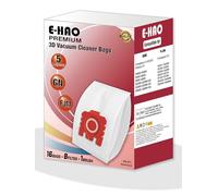 E-HAO 16 x Upgraded 3D Dust Bags for Miele Series FJM and GN Vacuum Cleaners Models: Complete C1/C2/C3, Compact C1/C2, Classic C1, S8, S6, S5, S4, S2