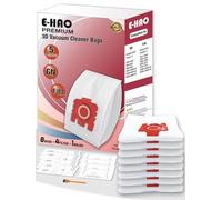E-HAO Upgraded 3D Dust Bags for Miele Series FJM and GN Vacuum Cleaners Models: Complete C1/C2/C3, Compact C1/C2, Classic C1, S8, S6, S5, S4, S2