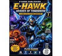 E-Hawk: Heroes of Tomorrow: A Comic-Style Coloring Adventure