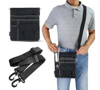 e-Holster Restaurant Server Apron for Waiter, Waitress - Utility Belt Fanny Pack Pocket Organizer for Guest Book, Tablet, Money, Pens and Change with Coin Pouch