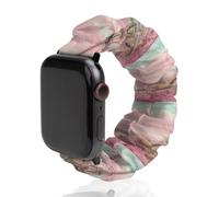 E-iffel Tower in Paris Spring Fashion Scrunchie Watch Strap Compatible with IWatch Series 1 2 3 4 5 6 Elastic Replacement Band