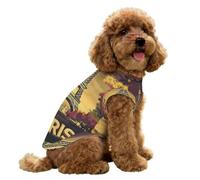 E-iffel Tower Paris Summer Dog Cooling Vest T-Shirt Ice Silk Breathable Pet Clothes Soft Sleeveless Tank Top
