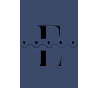 E: Initial Monogram Personal Letter alphabet Journal, 2025 Pantone color of the year, Future dusk, Personalized Lined Notebook For Kids, Boys and ... Soft Cover Diary, 120 Pages, size 6x9 inch.