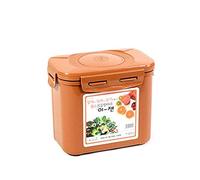 E-Jen ( 1.7l 1.7L, Earthenware Brown) - Premium Kimchi, Sauerkraut Container Probiotic Fermentation with Inner Vacuum Lid (Earthenware Brown, 1.7l1.7L)