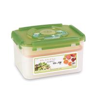E-Jen Premium Kimchi, Sauerkraut Container Probiotic Fermentation with Inner Vacuum Lid (Earthenware Green, 1.3 gal/ 5.2L)