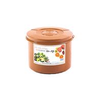 E-Jen Premium Kimchi, Sauerkraut Container Probiotic Fermentation with Inner Vacuum Lid Round (1.3 gal/ 5L)