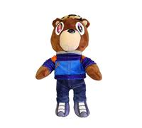 (E) Kanye Teddy Bear Plush Doll West Graduation Teddy Bear Gift Stuffed Animal Toys