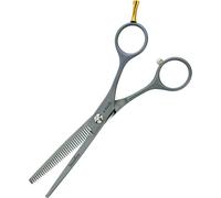 E-Kwip Baseline Classic Modelling Scissors - 5.5 Inch Thinning Scissors with 40 Teeth - Made of Japanese Steel with Ergonomic Offset Design