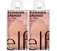 e.l.f. 84046 Cosmetics Blending Sponge, Flawlessly Applies Makeup for a Smooth, Professional Finish(1) (Pack of 2)