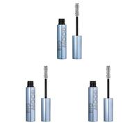 e.l.f. Big Mood Waterproof Mascara, Instantly Creates Long-Lasting, Bold & Lifted, Voluminous Lashes, Infused with Jojoba Wax, Black, 0.30 fl Oz (Pack of 3)