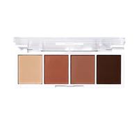 e.l.f. Bite-Size Eyeshadow, Ultra-Pigmented Eye Makeup Quad, 4 Matte & Shimmer Shades, Creamy & Blendable Powder, I Love You A Latte, 0.12 Oz