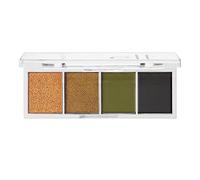 e.l.f. Bite-Size Eyeshadow, Ultra-Pigmented Eye Makeup Quad, 4 Matte & Shimmer Shades, Creamy & Blendable Powder, Hot Jalapeño, 0.12 Oz