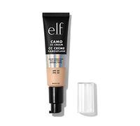 e.l.f. Camo CC Cream, Color-Correcting Full Coverage Foundation With SPF 30, Creates A Natural Finish, Vegan & Cruelty-Free, Fair 120 N, 1.05 Oz