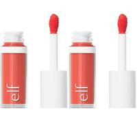 e.l.f. Camo Liquid Blush, Long-Lasting Liquid Blush For High-Pigment Colour, Creates A Soft, Dewy Finish, Vegan & Cruelty-Free, Coral Crush (Pack of 2)