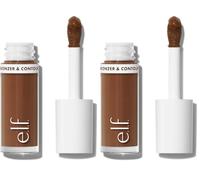 e.l.f. Camo Liquid Bronzer & Contour, Highly Pigmented, Natural-Looking Glowy Finish, Long-Lasting, Rounded Applicator, Vegan & Cruelty-Free, 8 Deep (Pack of 2)