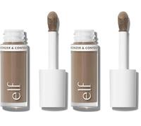 e.l.f. Camo Liquid Bronzer & Contour, Highly Pigmented, Natural-Looking Glowy Finish, Long-Lasting, Rounded Applicator, Vegan & Cruelty-Free, 1 Fair (Pack of 2)