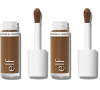 e.l.f. Camo Liquid Bronzer & Contour, Highly Pigmented, Natural-Looking Glowy Finish, Long-Lasting, Rounded Applicator, Vegan & Cruelty-Free, 5 Medium (Pack of 2)